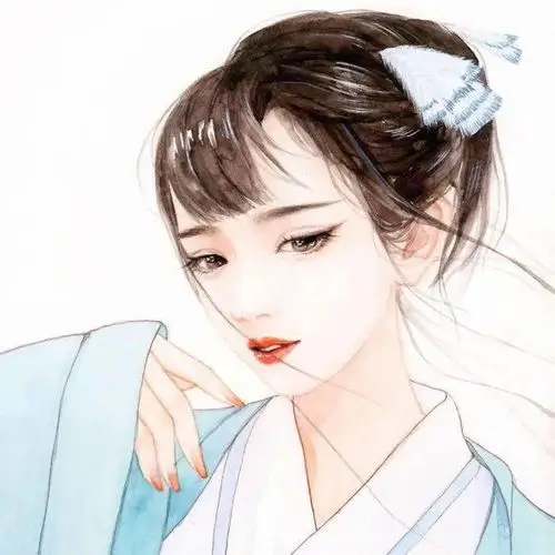 Overflow樱花动漫第一季角色图鉴头像，制图师少女头像